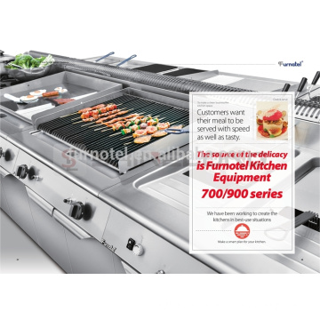 Commercial 700/900 Series Electric/Gas Lava Rock Grill